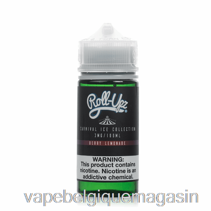 Vape Belgique Limonade Aux Baies Glacées - Carnaval - Jus Roll Upz - 100ml 6mg